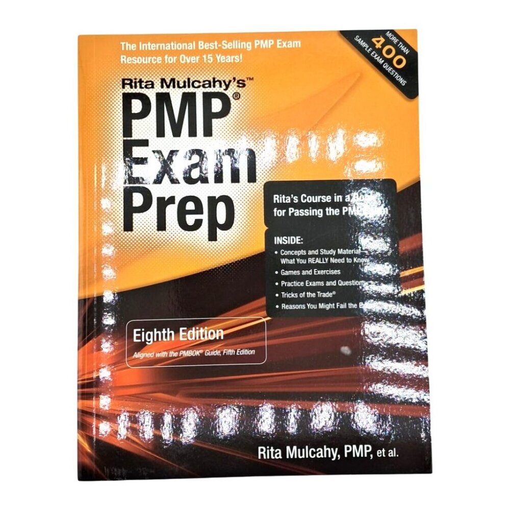 Rita Mulcahys PMP Exam Prep Eighth Edition Book